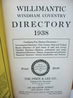 1938 Willimantic windham coventry Conn Directory  Price   Lee New Haven  No Map