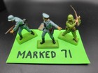 Britains Ltd Deetail 1971 American   German Ww2 Soldiers Lot Officer Infantry