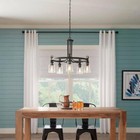 Home Decorators Chandelier 5-light Antique Bronze W  Brass Accents glass Shades
