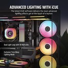 Corsair Icue Link Lx120-r Rgb 120mm Pwm Reverse Fan Expansion - Reverse Blade