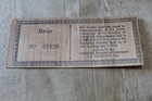300th Anniversary Springfield Massachusetss One Wooden Nickel - Rectange 