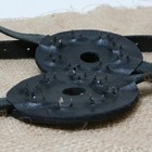 Real Cowhide Leather Domina Bra With Spikes Adjustable Fit To All 