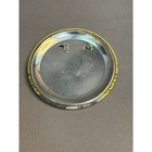 Vintage Thomas Edison Portrait Pinback Button 3 Inch Large Inventor Pin Bw