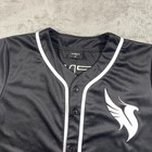 Illenium Electric Family Jersey Medium Black White Phoenix Logo Edm Rave  3