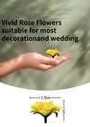 100 Pcs Mini Yellow Roses Artificial Flowers 1 9 Inch Small Silk Fake Heads