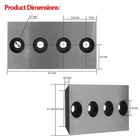 2 Pcs Brush Chipper Knives Fit For Vermeer Bc1000xl Note Product Dimensions   