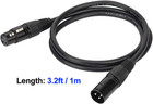 3 2ft   1m Dmx Cable  10pcs 3 Pin Dmx Cables Dmx Wires  Dmx512 Xlr Male To Femal