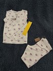 Skims Sleep Kids Pjs Set   Marble Heart Banner   Size 8
