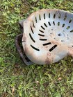 Vintage Tractor Seat Metal Implement Original Patina Weighs 5 Lbs