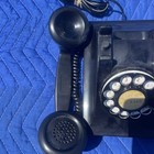 Vintage Black Rotary Telephone Desk Phone Western Electric Untested Bell System