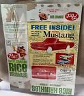 1966 Post Sugar Sparkled Rice Krinkles Cereal Box    so-hi     Dragon  Ford Mustang