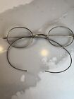 Vintage 14k Gold Filled Oval Glasses Spectacles With Case