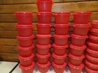 Huge Lot Of  56  Tupperware  Servalier Bowls Shades Of Pink 10oz And 20oz New