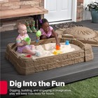 Step2 Naturally Playful Sandbox Ii  Kids Sand Activity Sensory Play Pit  Summer