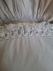 Anthropologie Ruffled King Pillowcase Light Mint Green     