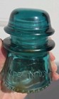 Vintage Hemingray 16 Cd 145 Glass Insulator Deep Aqua Blue-green Drip Points Usa