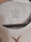 Wwe Bret    the Hitman    Hart Men   s Buff Costume T-shirt  White pink  Size L
