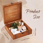Wedding Keepsake Box For Couples Mr And Mrs Wooden Memory Storage Boxes Pu Le   