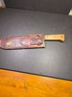 Rare Wwii Usmc Chatillon Ny Bolo Knife W original Leather Sheath - 16 5  Militar