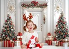 Christmas Backdrop Background For Photography Xmas 7x5ft  White 