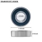 10 Pcs R8-2rs 1 2 Inch Bore Double Rubber Sealed Roller Ball Bearing 1 2 X1-1 8