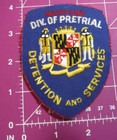 Maryland Div Of Pretrial Detention And Services Patch-vintage Gemsco