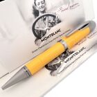 Montblanc - Great Characters - E  Ferrari Giallo Modena Ballpoint Pen 130663 New