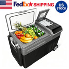 12 Volt Car Refrigerator With Ice Maker 40qt Car Compressor Cooler With Wheels