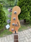 1998 Fender Jazz Bass Squier Series 4-string Bass Guitar Mexico Blue Nice  