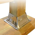 Pylex 13049 44 Decking Post Base  Stainless
