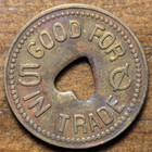 1913-1916 Oakland   Pittsburg  California Ca W  Larsen  saloon  5   Trade Token