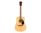 Used Fender Fa-125 Dreadnought Acoustic Guitar W gig Bag - Natural
