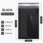 50 Pcs Black Bubble Wrap Mailers Poly Padded Envelopes With Self-adhesive Seal