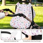 Pea Pod Car Seat Cover Baby  Infant Car Seat Canopy Covers With 2 Layers Wind   