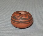 Old Antique Vtg C 1940s Miniature Native American Hopi Indian Pueblo Pottery Pot
