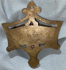 Antique Wilton Brass Wall-mounted Match Holder Striker  read Desc 