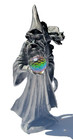 1979 Perth Pewter  fa48 Wizard With Dragon   Crystal Ball     Vintage Fantasy Figu