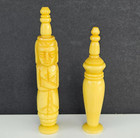 Vintage Art Deco Bakelite Butterscotch Catalin Egyptian Pharaoh Perfume Bottle