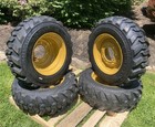 4-new 10-16 5 Sks-1 Skid Steer Tires   Rims For Caterpillar-cat -10x16 5-12ply