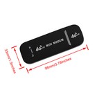 4g Lte Wireless Router Wifi Mobile Broadband Modem Usb Dongle Unlocked Black Usa