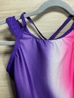 New Gk Elite Pink Purple Leotard Size Adult Medium Am Gymnastics Tank