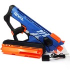 Nerf Rival Perses Blue Blaster - Out Of Darts Hopper - 9 6v Battery - Charger