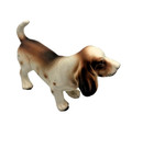 Retro Porcelain Beagle Dog Figurine