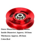 4pc Aluminum Alloy Bearing Pulley Wheel Cable Machine Home Gym Fitness Equipment