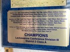 2006 Old Forge High School Football Championship Plaque Pennsylvania Vintage