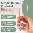Living Well With Dr  Michelle Copper Tongue Scraper For Adults   Kids