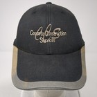 Concrete Construction Services Strapback Baseball Cap Black Os Port Authority