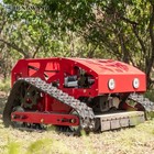 9hp Tracked Remote Control Lawn Mower Free Shipping Adjustable Cutting Height