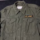 Vintage Og-107 Jacket Usgi 1950s Korean War Vietnam Field Us Army M-65 Small 60s