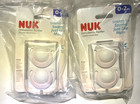 Nuk Newborn Baby Orthodontic Pacifiers 0-2 Month  White pink  4 Pack